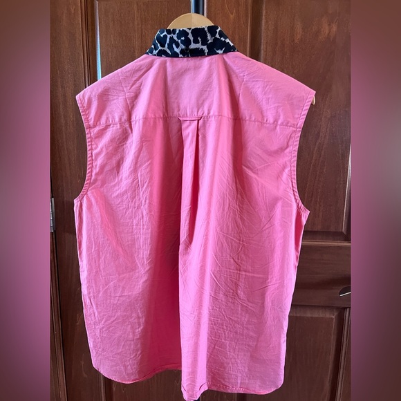 Prada Shirt Button Down Comic Print Pink Black Rosa + Ferro Size 8 (44 Italian) - Picture 5 of 16